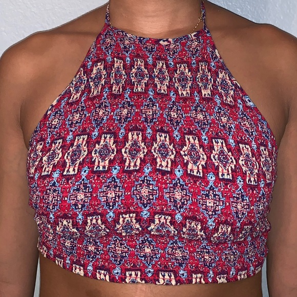 Patterned Crop top - Picture 3 of 3
